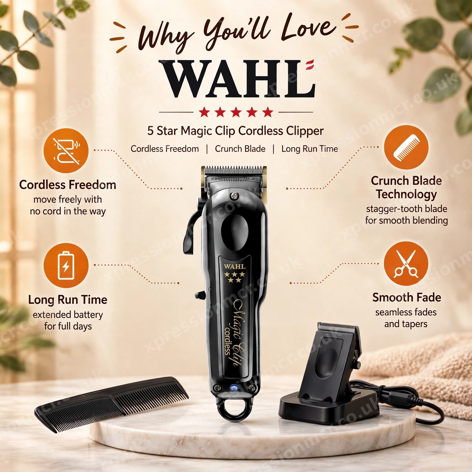 WAHL 5 Star Magic Clip Cordless Clipper