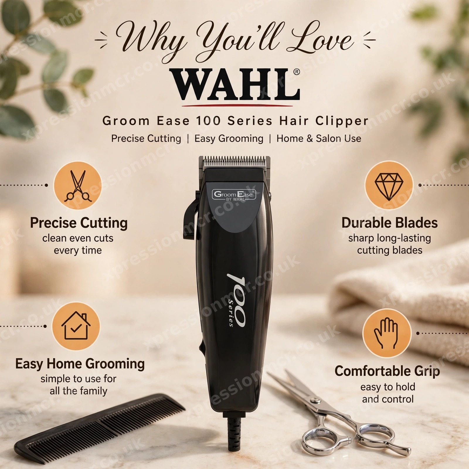 Wahl 79233-917 Groom Ease 100 series Hair Clipper