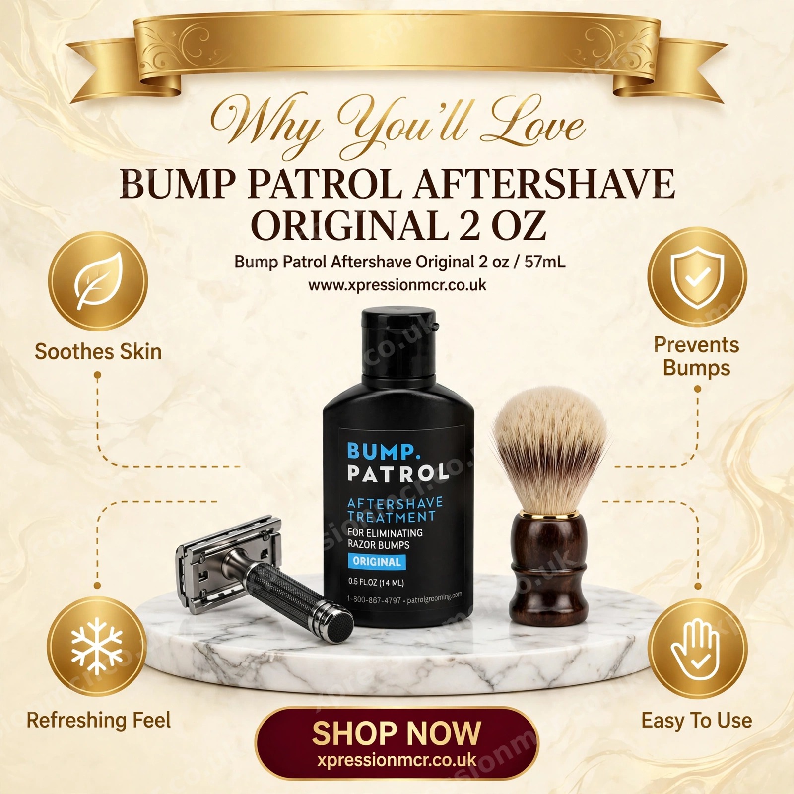 Bump Patrol Aftershave Original 2 oz / 57mL