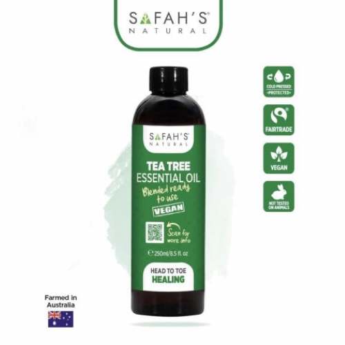 Safah's Natural Tea Tree Oil For hair and skin Cruelty free