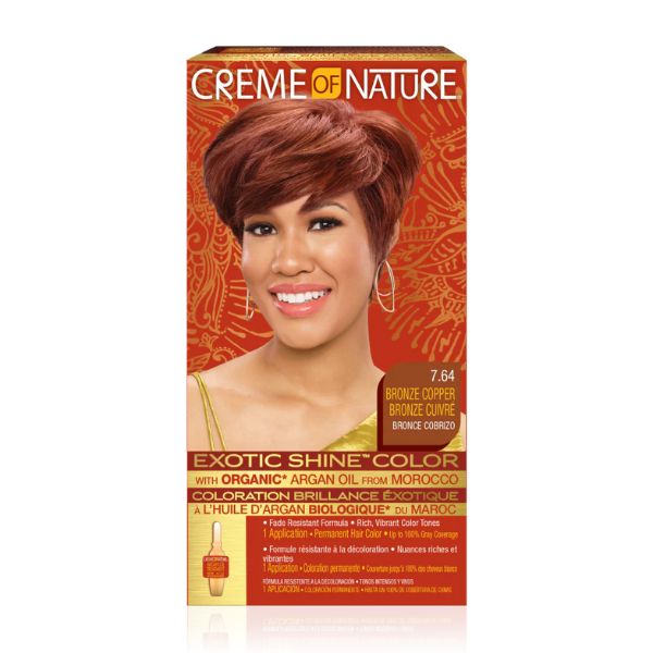 Creme Of Nature Exotic Shine Colour With Argan Oil From Morocco 7.64 Bronze Copper