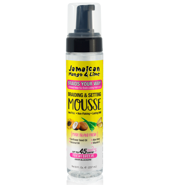 Jamaican Mango & Lime Braids Your Way Braiding & Setting Mousse 8oz