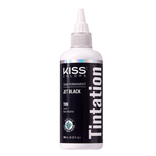 Kiss Tintation Semi Permanent Color 148ml - Jet Black T999