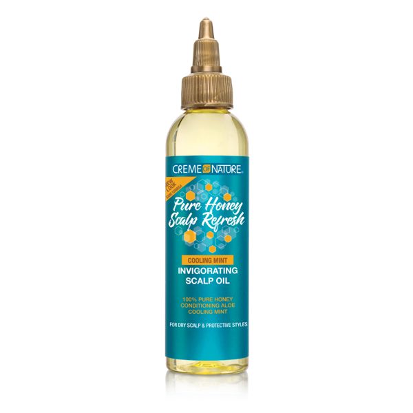 Creme of Nature Pure Honey Scalp Refresh Invigorating Scalp Oil 4oz